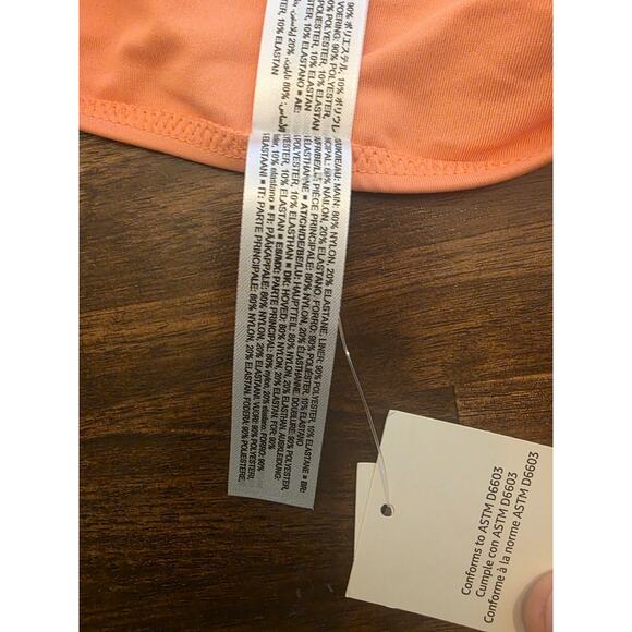 Amazon Essentials Bikini Bottom Coral Pink Size XXL 2XL High Waist Swim NWT - Picture 6 of 6